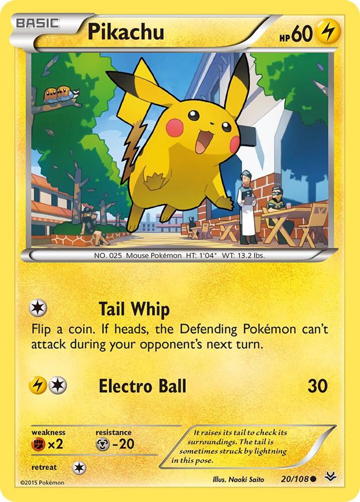 Pikachu, XY - Roaring Skies 20/108