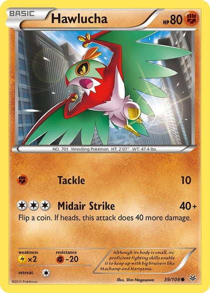 Hawlucha, XY - Roaring Skies 39/108