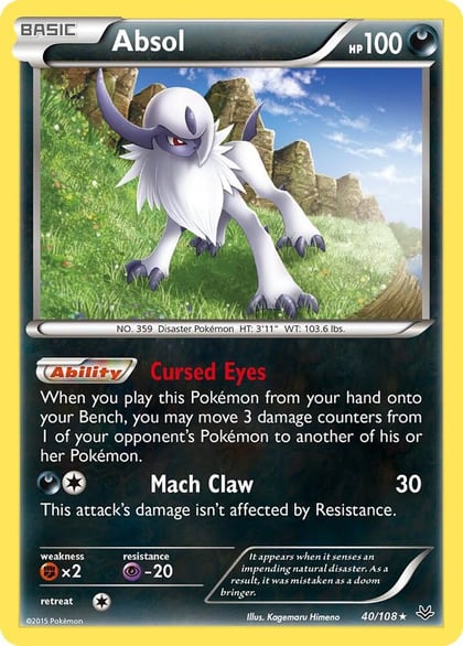 Absol, XY - Roaring Skies 40/108