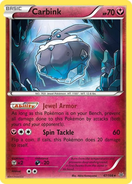 Carbink, XY - Roaring Skies 47/108