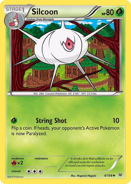 Silcoon, XY - Roaring Skies 4/108
