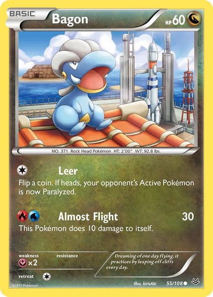 Bagon (55), XY - Roaring Skies 55/108