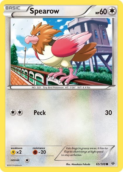 Spearow, XY - Roaring Skies 65/108