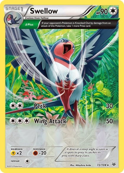 Swellow (72 Delta), XY - Roaring Skies 72/108