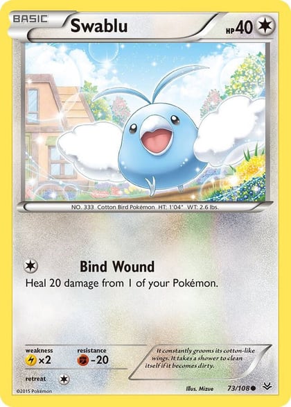 Swablu, XY - Roaring Skies 73/108