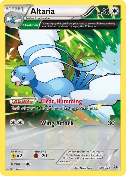 Altaria (74 Delta), XY - Roaring Skies 74/108