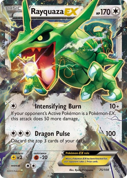 Rayquaza EX (75), XY - Roaring Skies 75/108