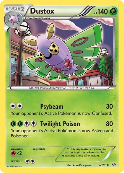 Dustox (7), XY - Roaring Skies 7/108
