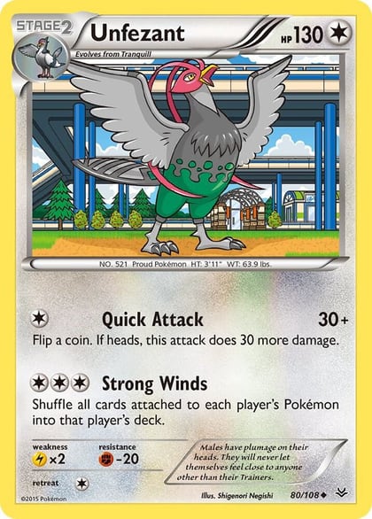Unfezant (80), XY - Roaring Skies 80/108