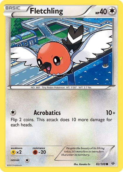Fletchling, XY - Roaring Skies 82/108