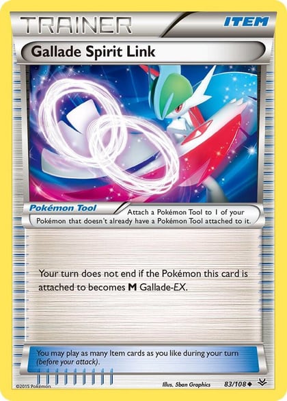 Gallade Spirit Link, XY - Roaring Skies 83/108