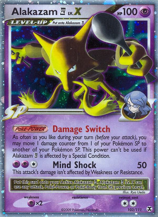 Alakazam E4 Lv.X, Rising Rivals 103/111