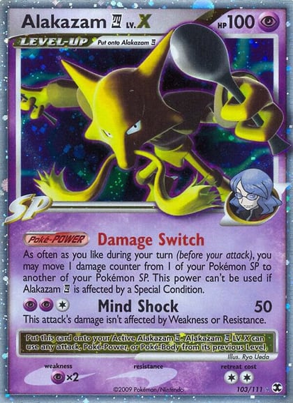 Alakazam E4 Lv.X, Rising Rivals 103/111