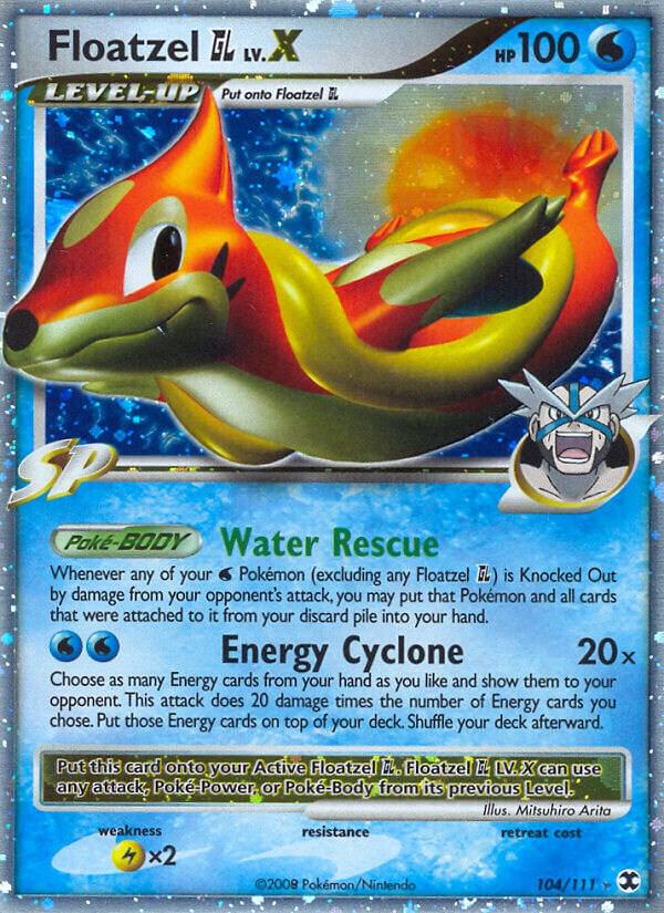 Floatzel GL Lv.X, Rising Rivals 104/111