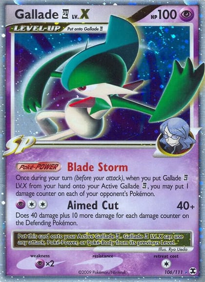 Gallade E4 Lv.X, Rising Rivals 106/111