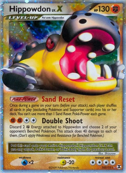 Hippowdon Lv.X, Rising Rivals 107/111