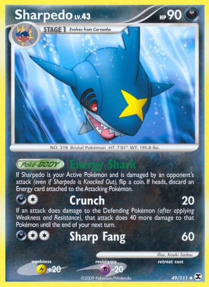Sharpedo, Rising Rivals 49/111