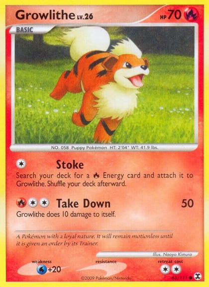 Growlithe, Rising Rivals 63/111