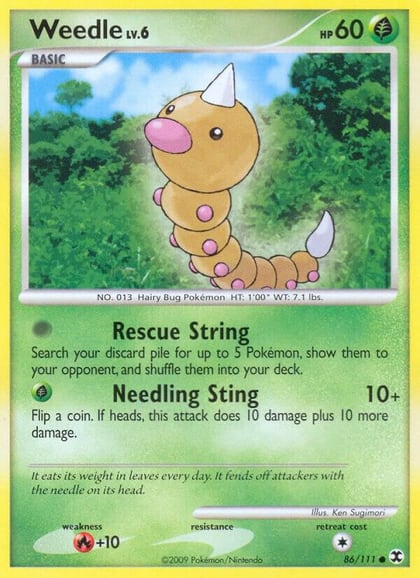 Weedle, Rising Rivals 86/111