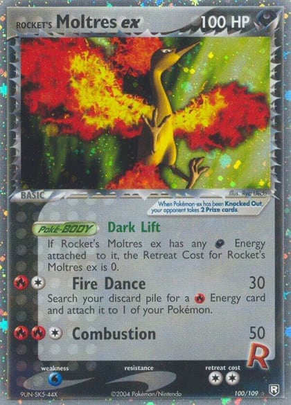 Rocket's Moltres ex, Team Rocket Returns 100/109