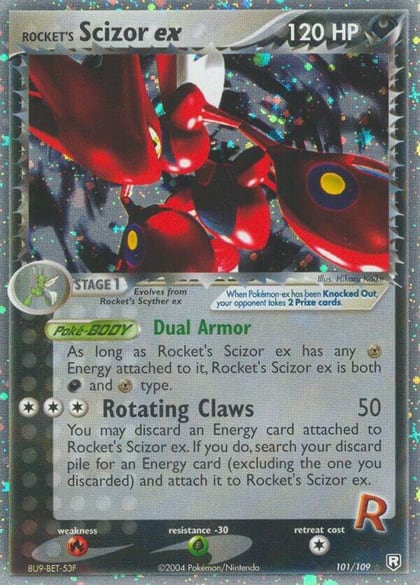 Rocket's Scizor ex, Team Rocket Returns 101/109