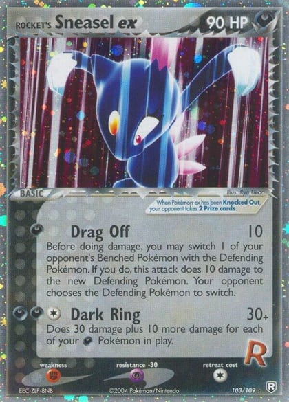 Rocket's Sneasel ex, Team Rocket Returns 103/109