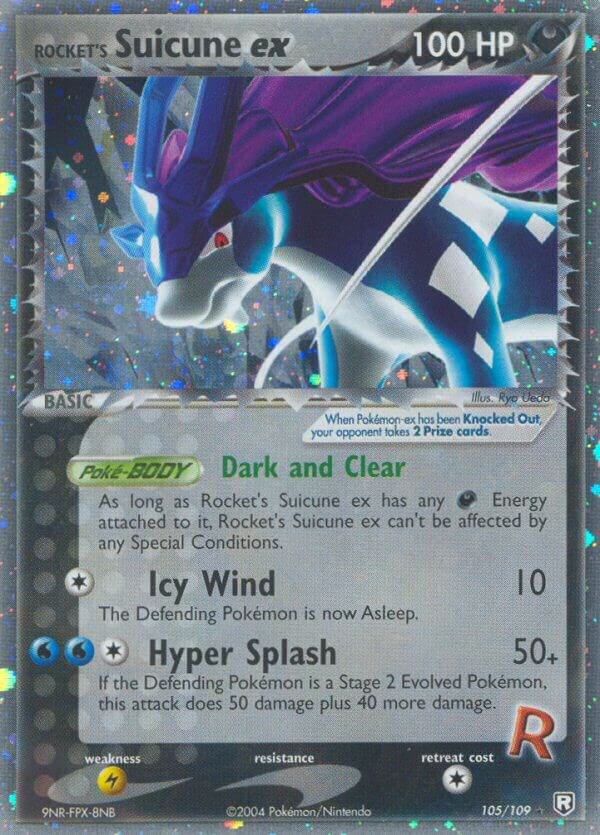 Rocket's Suicune ex, Team Rocket Returns 105/109