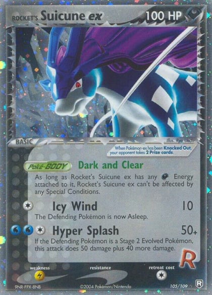 Rocket's Suicune ex, Team Rocket Returns 105/109