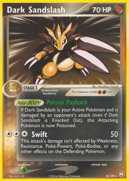 Dark Sandslash, Team Rocket Returns 18/109
