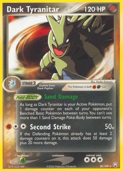 Dark Tyranitar - 020/109, Team Rocket Returns 20/109