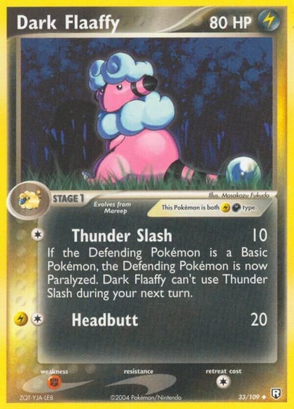 Dark Flaaffy, Team Rocket Returns 33/109