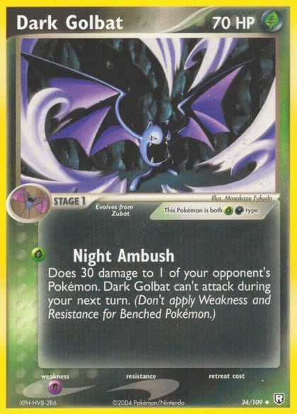 Dark Golbat, Team Rocket Returns 34/109