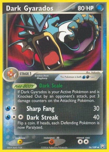 Dark Gyarados, Team Rocket Returns 36/109