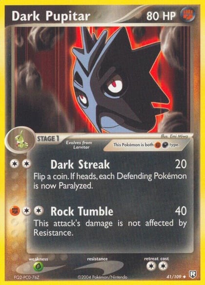 Dark Pupitar - 041/109, Team Rocket Returns 41/109