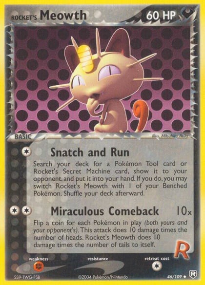 Rocket's Meowth, Team Rocket Returns 46/109