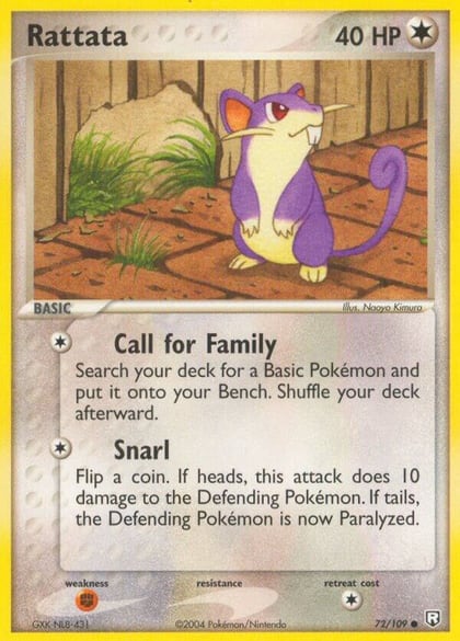Rattata - 072/109, Team Rocket Returns 72/109