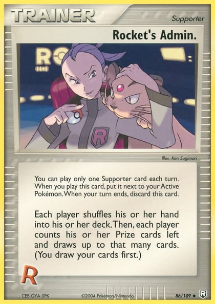 Rocket's Admin., Team Rocket Returns 86/109