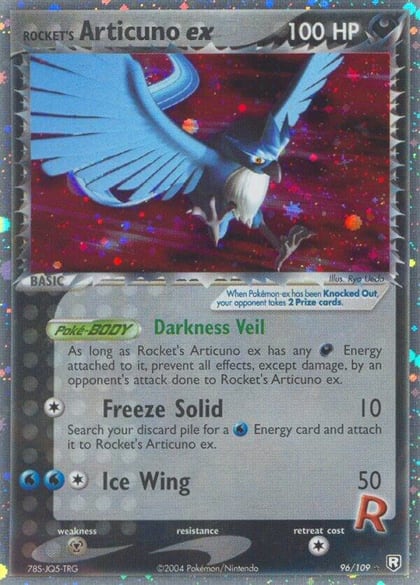 Rocket's Articuno ex, Team Rocket Returns 96/109