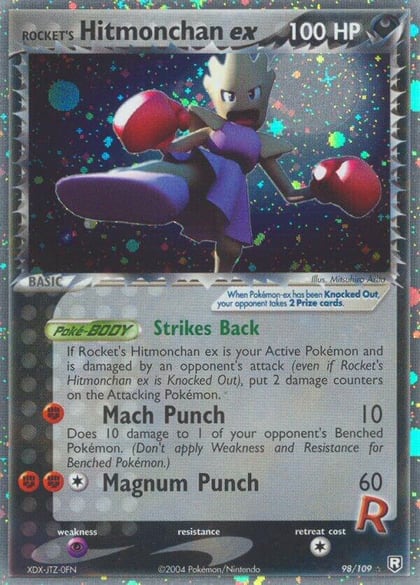 Rocket's Hitmonchan ex, Team Rocket Returns 98/109