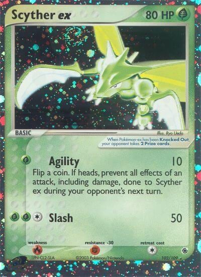 Scyther ex, Ruby and Sapphire 102/109