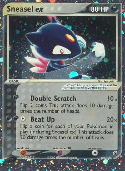 Sneasel ex, Ruby and Sapphire 103/109