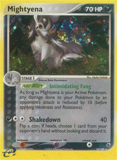 Mightyena - 10/109, Ruby and Sapphire 10/109