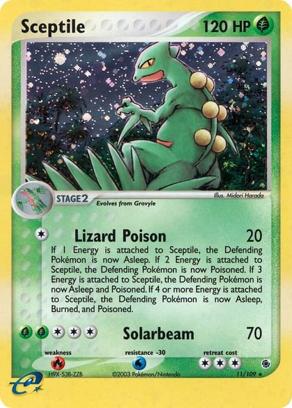 Sceptile - 11/109, Ruby and Sapphire 11/109