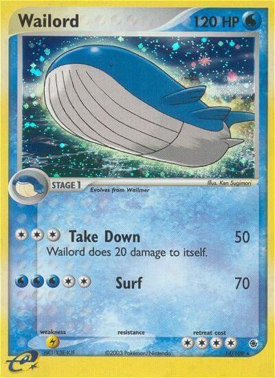 Wailord, Ruby and Sapphire 14/109