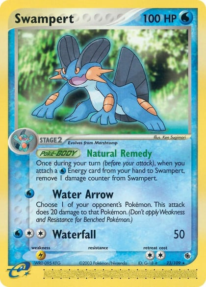 Swampert - 23/109, Ruby and Sapphire 23/109