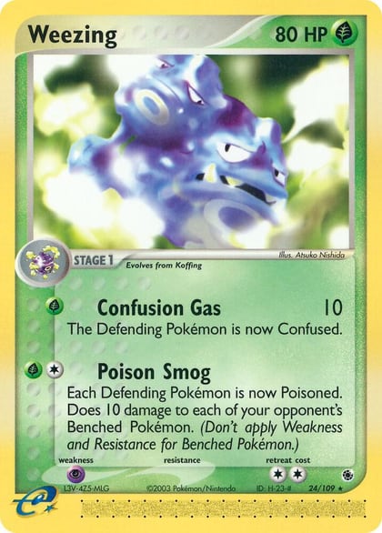 Weezing, Ruby and Sapphire 24/109