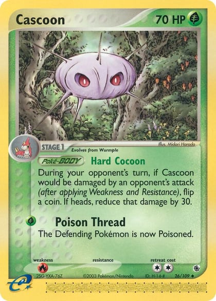 Cascoon, Ruby and Sapphire 26/109