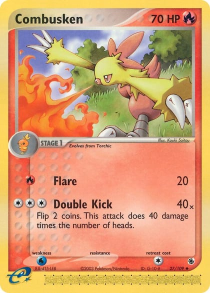 Combusken - 27/109, Ruby and Sapphire 27/109