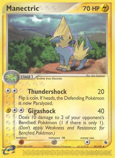 Manectric - 39/109, Ruby and Sapphire 39/109