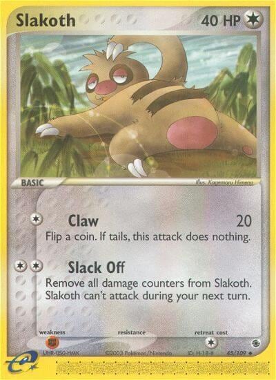 Slakoth, Ruby and Sapphire 45/109